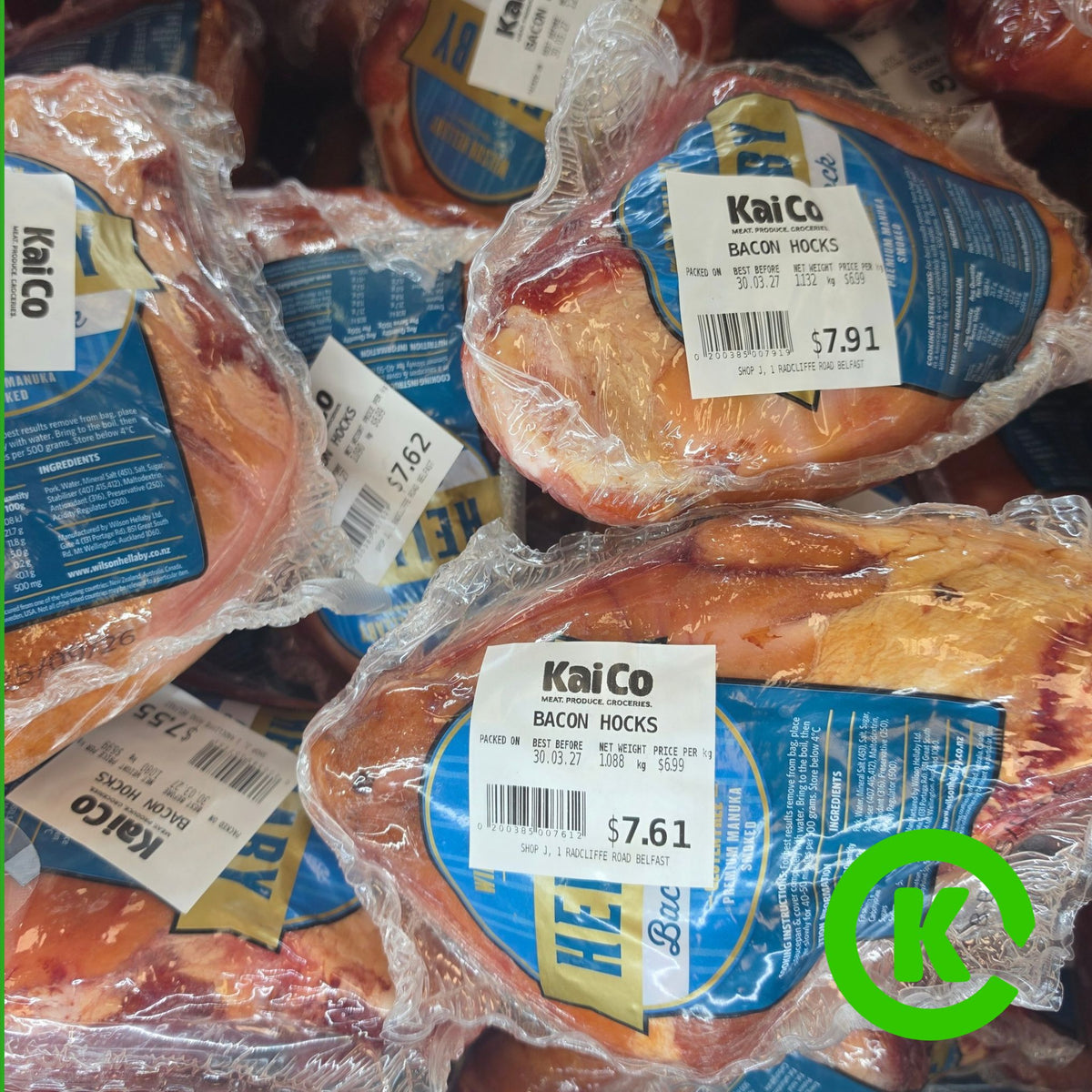 Bacon Hocks - Frozen $6.99kg